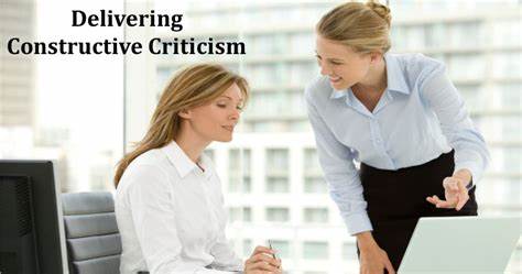 Delivering Constructive criticism